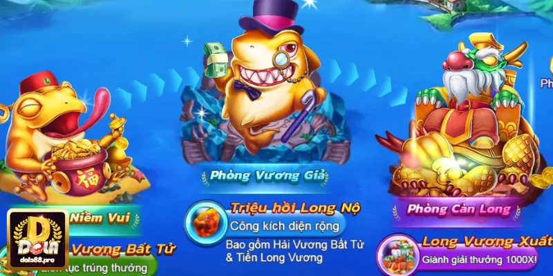 Đa dạng level cho từng ngư thủ