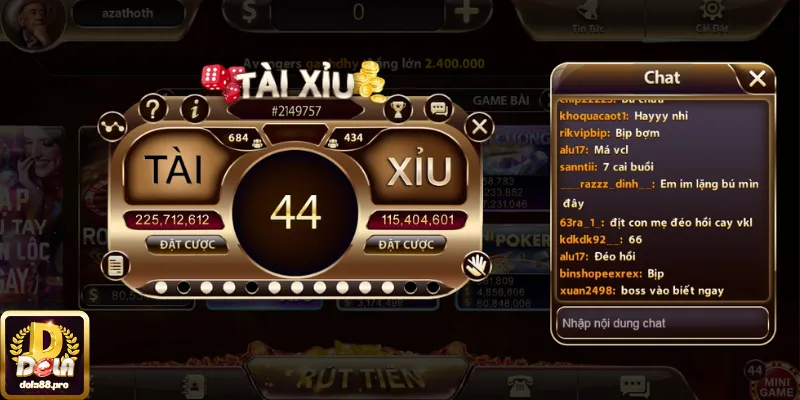 Game Tài Xỉu Dola88 có gì hấp dẫn
