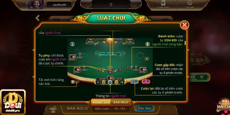 Cách đặt cược xì dách online đơn giản
