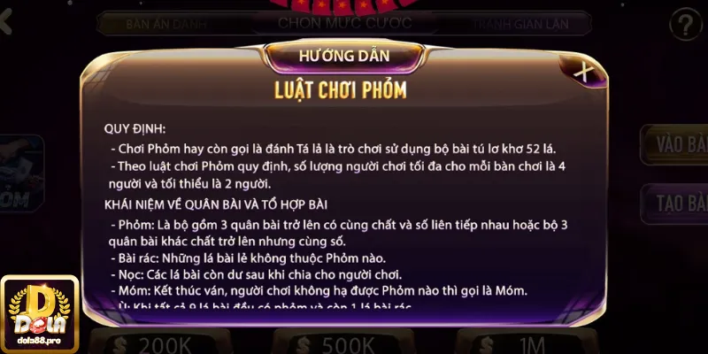 Đánh bài Phỏm online kèm luật rõ ràng
