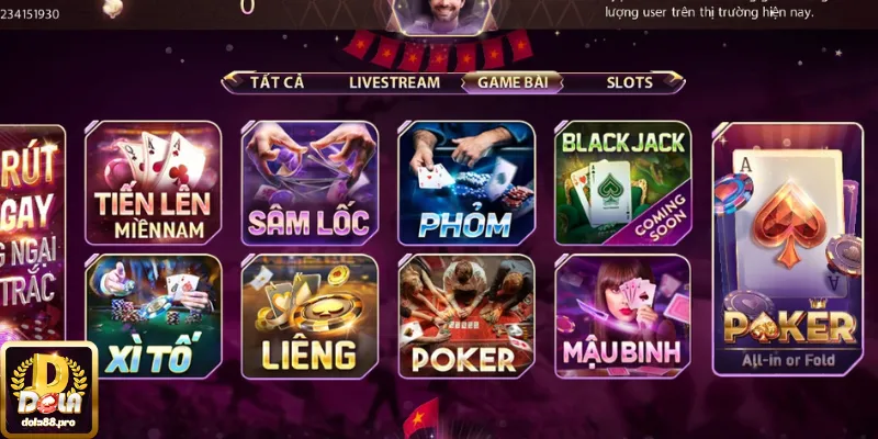 Danh sách game bài đổi thưởng hot nên download